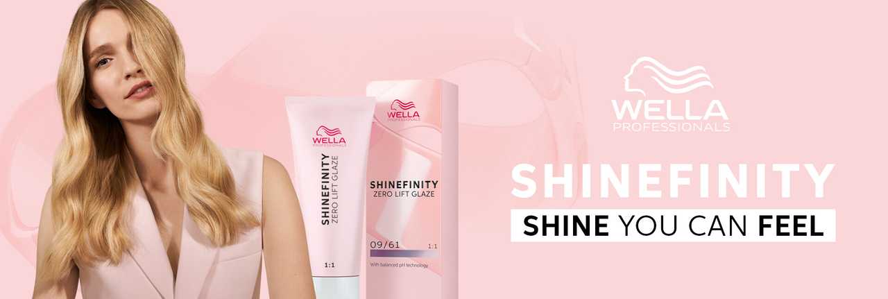 Shinefinity: Long-lasting color glaze with ZERO lift and ZERO damage, staying true-to-tone even on porous hair